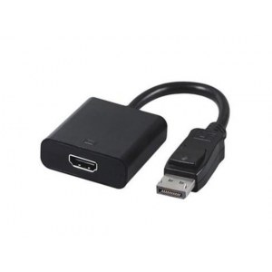 Gembird Video adapter | 19 pin HDMI Type A | Female | 20 pin DisplayPort | Male | Black | 0.1 m